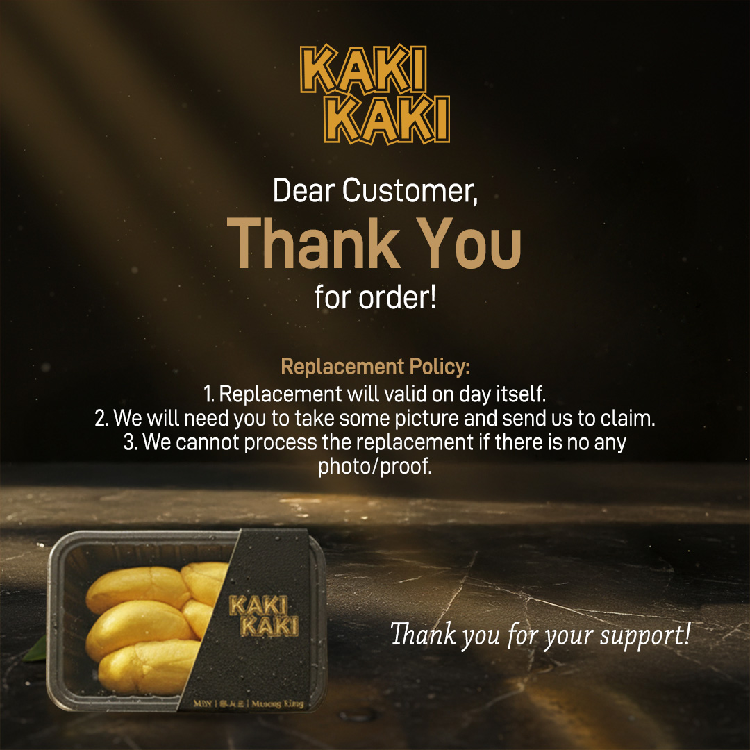 Kaki 3 Boxes | MSW Musang King | Freshly Dehusked, Creamy & Bitter-Sweet | Same/Next Day Delivery - Image 2